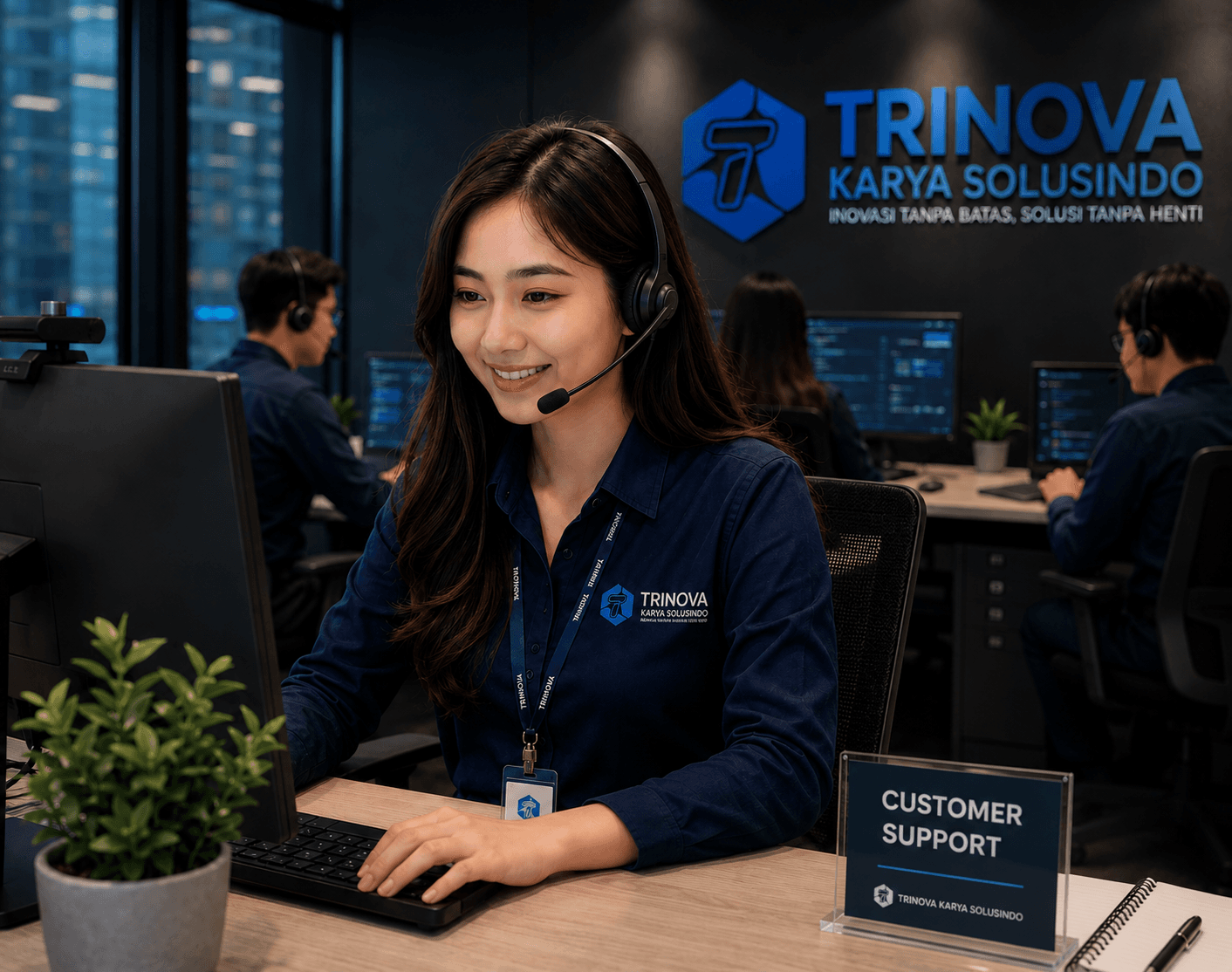Tim Trinova mempresentasikan roadmap transformasi digital untuk enterprise